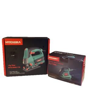 HYCHIKA Corded Jig Saw & Mouse Detail Sander (lot of 2) New in Box FREE SHIPPING